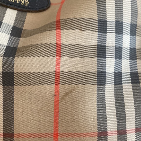 VINTAGE AUTHENTIC BURBERRY TOP HANDLE BAG - Picture 3 of 16